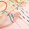 15Pcs 15 Styles Round Glass Seed Beads Choker Necklaces NJEW-AR0001-01-3