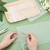 DIY Rectangle Plastic Mesh Sheet Sets DIY-WH0301-10-3