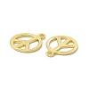 Rack Plating Brass Charms X-KK-C007-08G-3