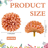 20Pcs Chrysanthemum Flower Ornaments AJEW-CN0003-07D-2