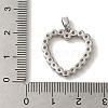 Rack Plating Brass Micro Pave Cubic Zirconia Pendants KK-U027-43P-3