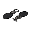 PU Imitation Leather Sew on Toggle Buckles FIND-WH0114-28B-3