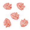 5Pcs Handmade Porcelain Beads PORC-TADJ0001-05G-2