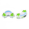 Transparent Acrylic Beads TACR-S117-15-4
