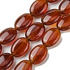Natural Carnelian(Dyed & Heated) Beads Strands G-K365-B01-01-2