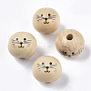 Natural Wood European Beads X1-WOOD-S055-16A-1