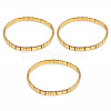 Vintage Bohemian Glass Tila Beaded Stretch Tile Bracelet Sets LR1925-1-2
