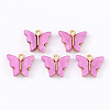 Alloy Acrylic Pendants ENAM-R136-01E-2
