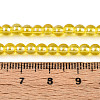 Electroplate Transparent Glass Beads Strands GLAA-T032-T4mm-AB12-A-2
