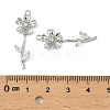 Brass Micro Pave Cubic Zirconia Pendants KK-C107-09B-P-3