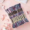 10 Skeins 6-Ply Polyester Embroidery Floss OCOR-CY0002-99C-3