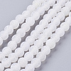 Natural Crackle Agate Beads Strands G-G055-6mm-5-1