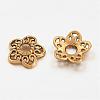 Tibetan Style Alloy Bead Caps GLF10597Y-NF-2