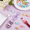 50Pcs Food Grade Silicone Focal Beads SIL-NB0001-52B-4