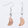 Natural & Synthetic Mixed Gemstone Dangle Earrings EJEW-JE02729-3