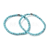 Synthetic Turquoise Beads Stretch Bracelets for Women Men PW-WG6A9BA-03-1