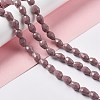 Faceted Glass Beads Strands GLAA-E037-01B-4