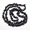 Synthetic  Blue Goldstone Chip Bead Strands G-M205-41-2
