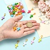 40Pcs 8 Colors Acrylic Pendant Decorations HJEW-YW00529-4