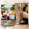 Autumn Theme Alloy Enamel with Glass Wine Glass Charms AJEW-SC0002-12-6