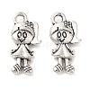 Little Girl Tibetan Style Zinc Alloy Charms TIBEP-Q033-107-1