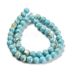 Assembled Synthetic Stone and Trochus Shell Beads Strands G-B128-08C-06-2