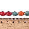 Synthetic Turquoise Beads Strands G-E456-35D-8x10mm-04-4