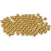 Golden 6x4m Brass Spacer Beads Flat Round Jewelery Findings KK-PH0004-16G-1