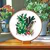 Cactus Pattern DIY Embroidery Starter Kits DIY-P077-097-1