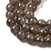 Natural Smoky Quartz Beads Strands X-G-B167-A09-6mm-4