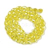 Transparent Electroplate Glass Beads Strands EGLA-N013-T6mm-B26-2
