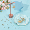 30Pcs 304 Stainless Steel Clip on Nose Ring Findings STAS-BBC0003-95G-4