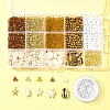 DIY Glass Seed & Synthetic Turquoise & Natural Cowrie Shell Bracelets Making Kits DIY-FS0007-11B-7