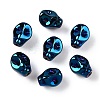 Electroplate Glass Beads Strands EGLA-T021-09N-3