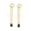 Brass Enamel Pendants KK-G416-36G-02-1