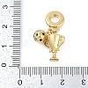 Rack Plating Brass Micro Pave Cubic Zirconia European Dangle Charms KK-P287-33B-G-3