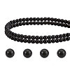 Natural Obsidian Beads Strands G-PH0028-4mm-14-1