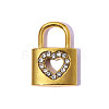 304 Stainless Steel Rhinestone Pendants X-STAS-OY015-43G-1
