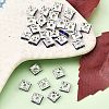 Brass Rhinestone Spacer Beads RSB072-5
