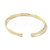 Brass Open Cuff Bangles for Women BJEW-C070-05G-4