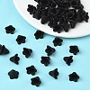 Frosted Flower Acrylic Beads FACR-5332-12A-5