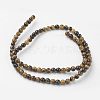 Natural Yellow Tiger Eye Bead Strands G-G735-71-4mm-A-2