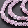 Crackle Glass Beads Strands GLAA-S192-D-006D-3