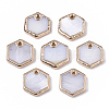 Natural Freshwater Shell Charms X-SHEL-S276-76-1