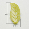 Natural Butter Jade Gemstone Pendants G-R159-2