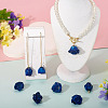 10Pcs Preserved Rose Pendants KY-TA0001-59A-7