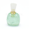 Natural Chrysoprase Openable Perfume Bottle Pendants G-E556-01E-2