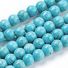 Synthetic Turquoise Beads Strands TURQ-S192-8mm-2-1