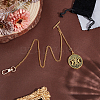 Aluminum Chain & Iron Clip Pocket Watch Chain HJEW-PH02063-4