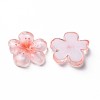 Transparent Epoxy Resin Cabochons CRES-S365-24-3